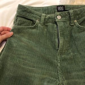 Dark green corduroy UO pants